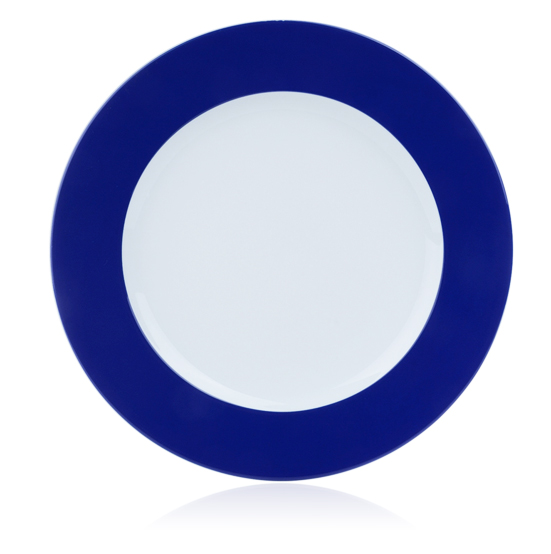 bord rond model ocean kobalt blauw mix match