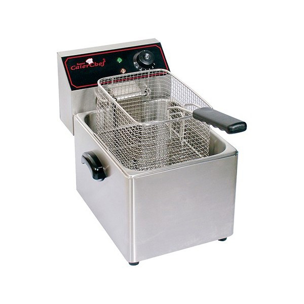 caterchef rvs friteuse 8 liter tafelmodel