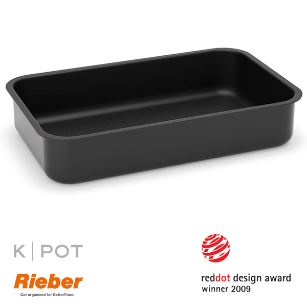 rieber k pot thermoplate 1 1 GN 10 liter zwart black 80.3620