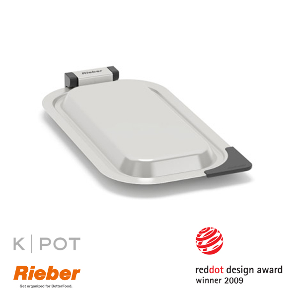 rieber k pot gn buffetdeksel 1 3 GN rvs 80.3656