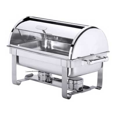 Chafing dish gastronorm roll top roestvrijstaal