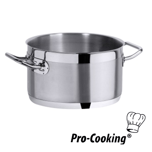 kookpan half hoog model rvs 18 10 pro cooking