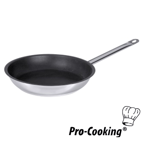 koekenpan anti aanbaklaag rvs 18 10 pro cooking