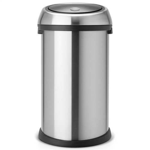 brabantia touch bin afvalemmer 50 liter mat staal