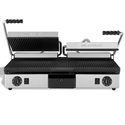 milan toast panini contact grill double dubbel