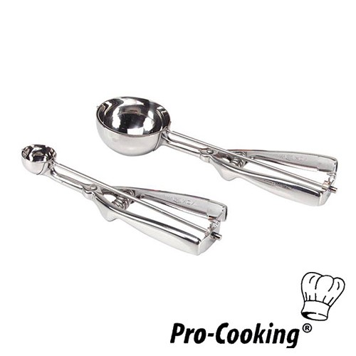 ijsslepel ijsportioneerlepel pro cooking rvs 18 8