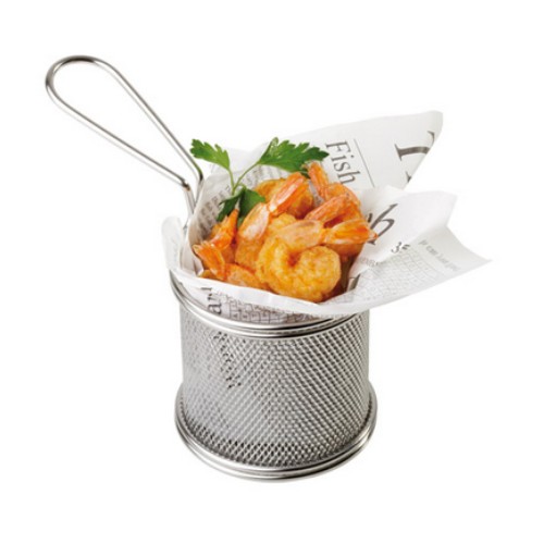 Fish chips basket mini friet mandje frites patat snack holder