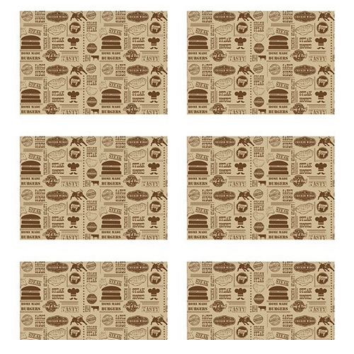 vetvrij papier steak house burger 35x25cm 1000 stuks