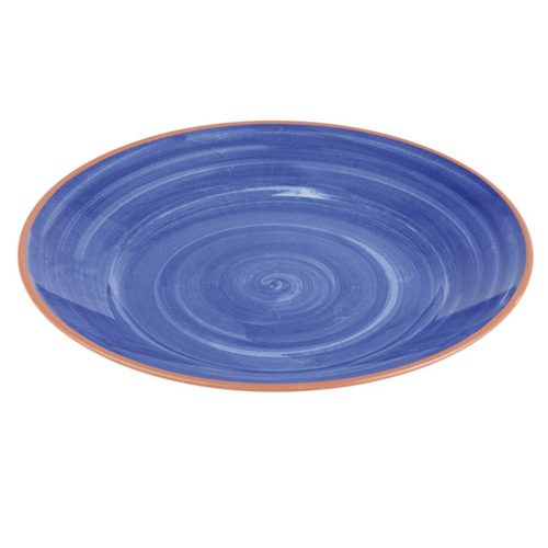 la vida melamine bord serveerschaal blauw