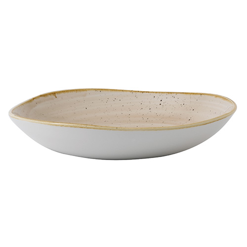 schaal organic 25 3cm churchill stonecast nutmeg cream SNMSOGB11