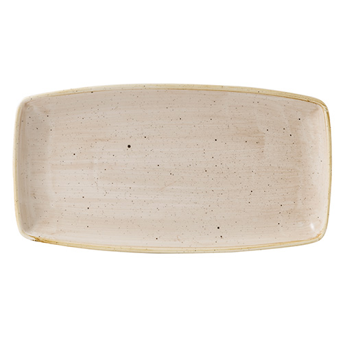 bord rechthoekig 35x18cm churchill stonecast nutmeg cream SNMSOP141