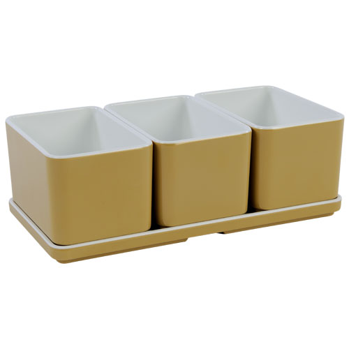 Cube organizer set2 kleur champagne melamine