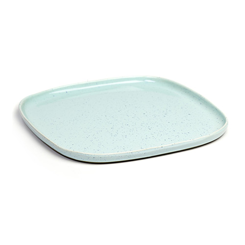 dinerbord vierkant 25 4cm kleur light blue servies terres de reves serax