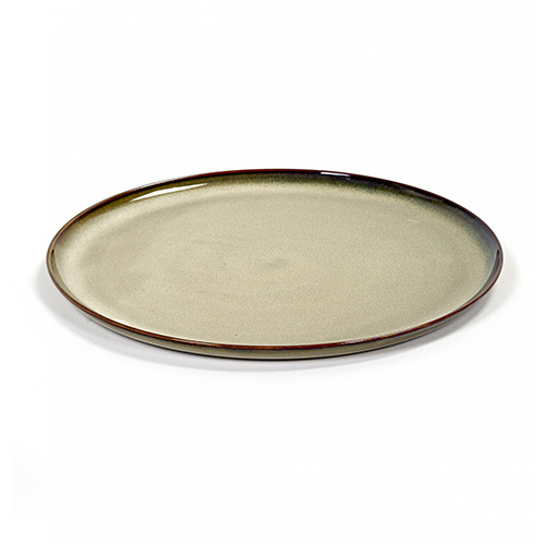 dinerbord rond 26cm kleur misty grey servies terres de reves serax