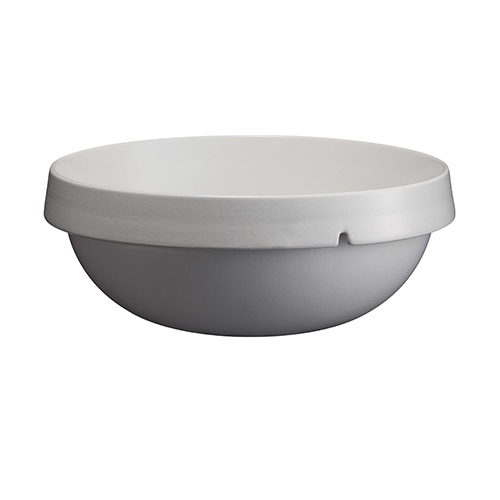 Schaal rond diam 30.5cm inh 5ltr wit Blanc Platre Welcome Emile Henry