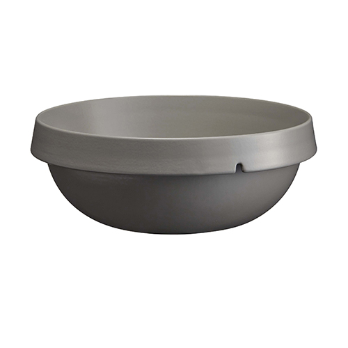 Schaal rond diam 30.5cm inh 5ltr grijs beton Gris Beton Welcome Emile Henry