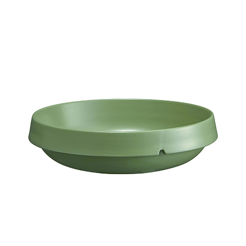 Schaal rond diam 24cm inh 1.8ltr groen Vert Cypres Welcome Emile Henry