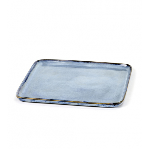 Bord S vierkant afm 17.5x17.5cm Blue SERAX Terres De Reves Anita Le Grelle