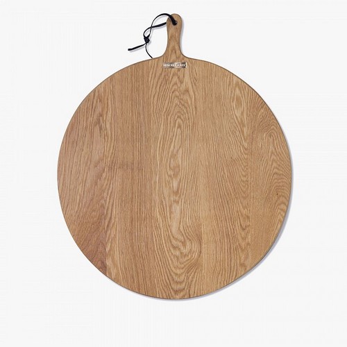 Broodplank XL Dutchdeluxes Breadboards xl round solid oak 60cm