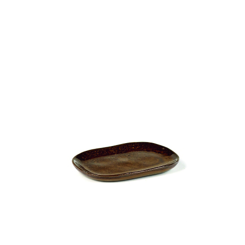 Bord 4s 10cm 6cm ochre brown SERAX la nouvelle table MERCI