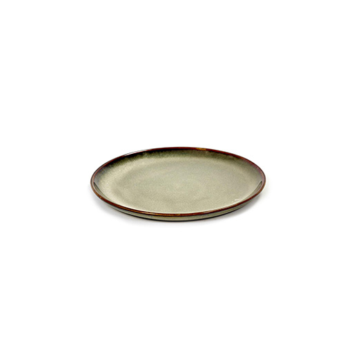 dinerbord rond 13cm kleur misty grey servies terres de reves serax