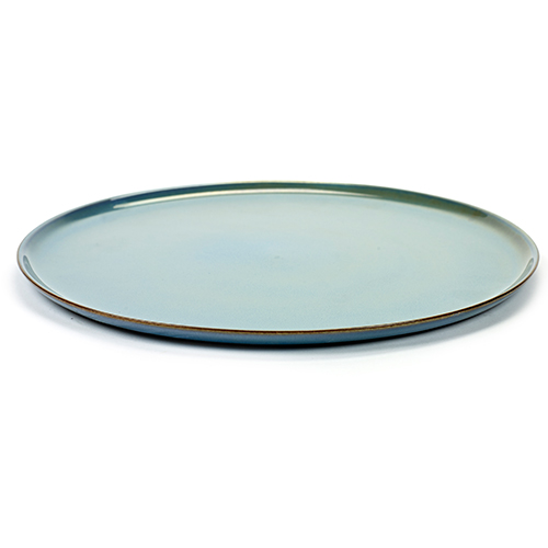 bord l 26cm kleur smokey blue servies terres de reves serax