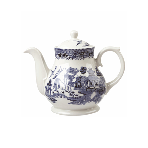 Theepot inh 42cl Churchill Super Vitrified Vintage Blue Willow BWLPS301