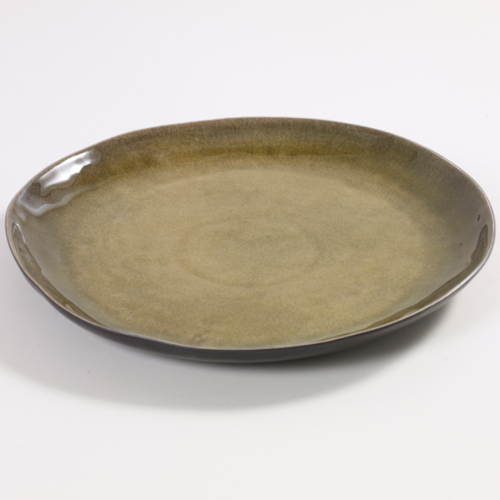 bord rond 34cm pure pascale naessens serax servies groen