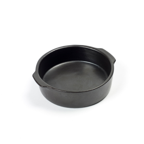 ovenschaal rond s 16cm pure pascale naessens serax servies zwart