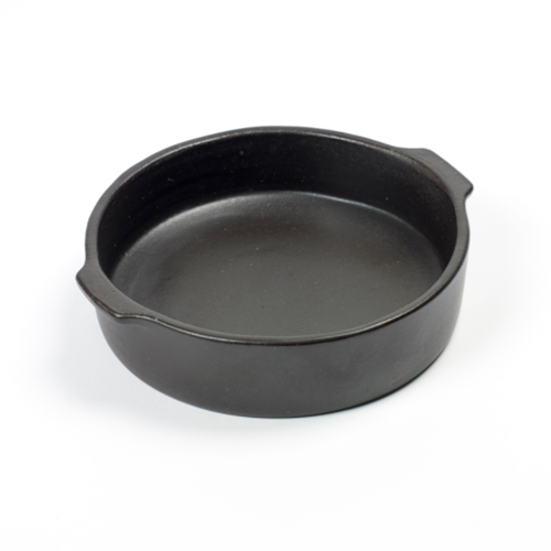 ovenschaal rond m 20cm pure pascale naessens serax servies zwart