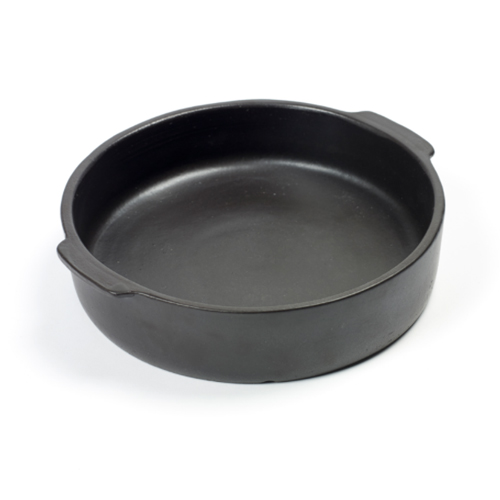 ovenschaal rond l 25cm pure pascale naessens serax servies zwart