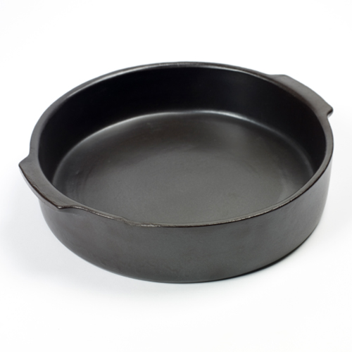 ovenschaal rond xl 31cm pure pascale naessens serax servies zwart