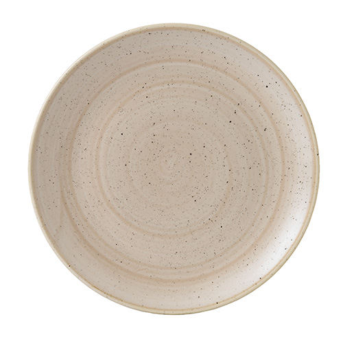 coupebord 26cm churchill stonecast nutmeg cream SNMSEV101