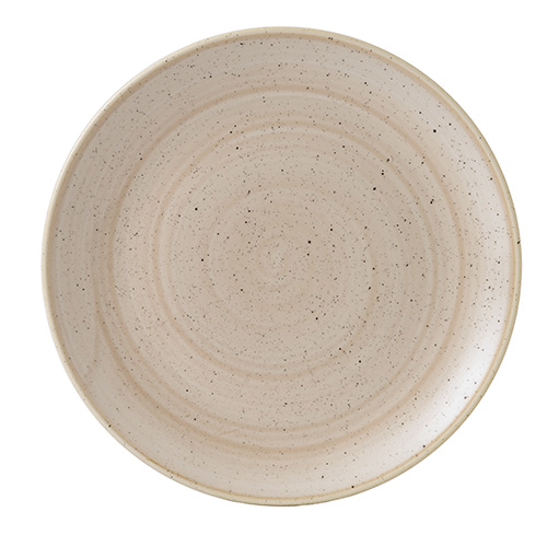 coupebord 28 8cm churchill stonecast nutmeg cream SNMSEV111