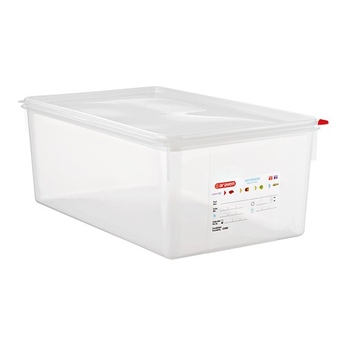 araven vershoudbak GN 1 1 met deksel gastronorm 28 liter haccp