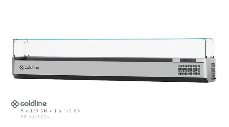 Coldline saladiere saladebar vp 23 12NL met vitrine