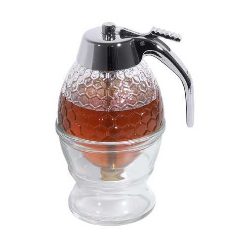 Honingdispenser honingschenker glas kunststof