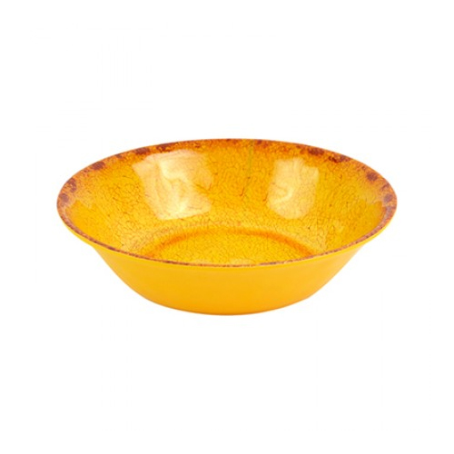 Orange Casablanca Melamine Bowl 190x190x50mm 600ml TOR1632