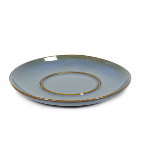 Espresso schotel diam 13.5cm kleur smokey blue