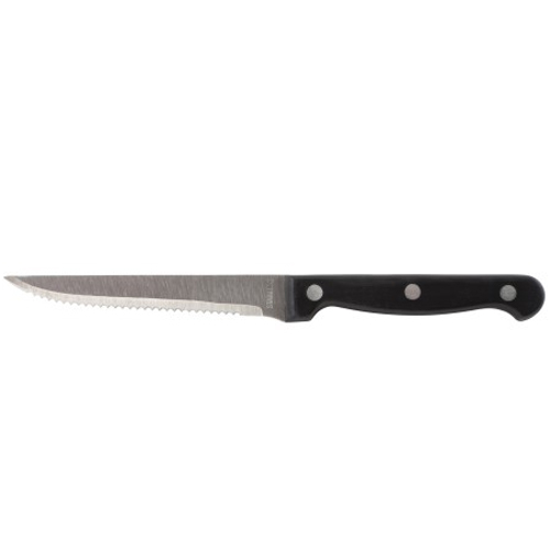 Steakmes zwart handvat 22cm