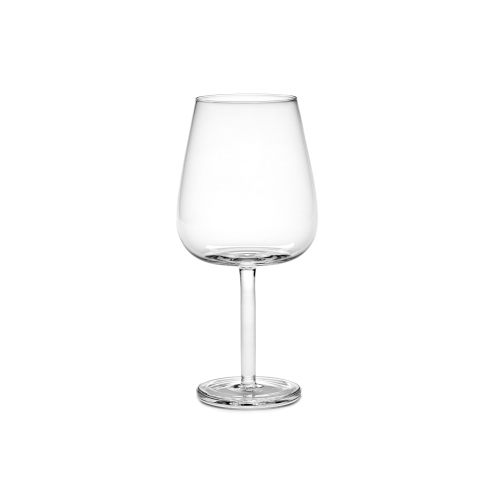 Rode wijnglas gebogen Base Glassware By Piet Boon