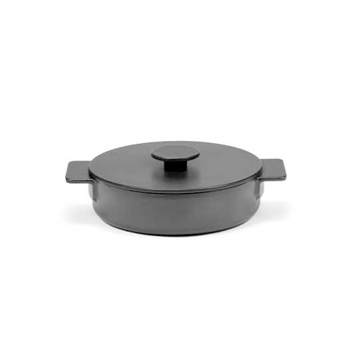 Braadpan diam 23cm cast iron black surface by sergio herman