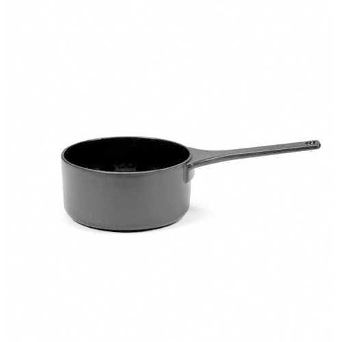 Sauspan diam 17cm cast iron black surface by sergio herman