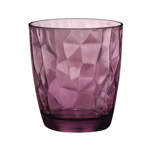 Drinkglas diamond dof paars 39cl rocco bormioli