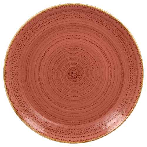 Coupebord plat diam 31cm coral twirl rak porcelain