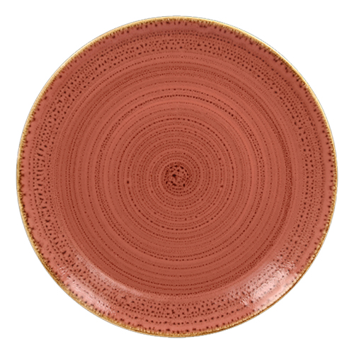 Coupebord plat diam 29cm coral twirl rak porcelain