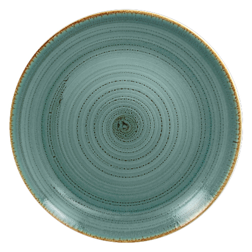 Coupebord plat diam 31cm lagoon twirl rak porcelain