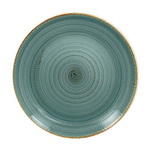 Coupebord plat diam 28cm lagoon twirl rak porcelain