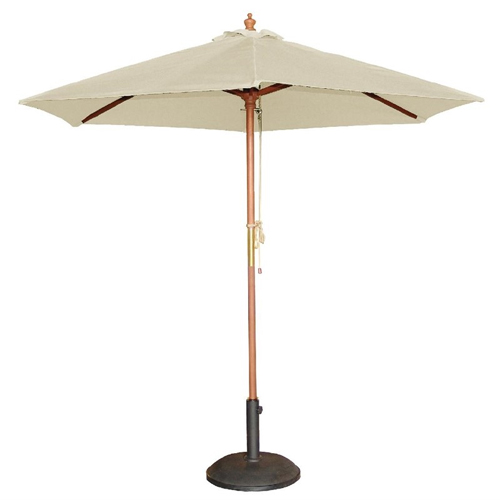 Parasol rond diam 2.5m creme