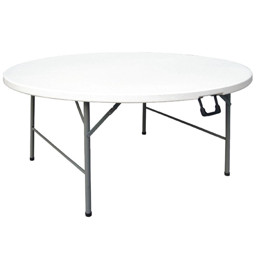 Tafel rond inklapbaar wit diam 153cm